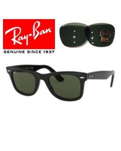 2x Originele Vervangende Lenzen > Ray-Ban 2140-F - Wayfarer Asian Fit