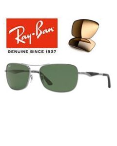 2x originele vervangglazen > Ray-Ban 3515