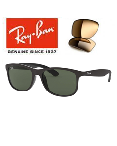 2x originele vervangglazen > Ray-Ban 4202 - Andy