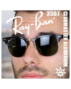 Originele Zonnebrillen > Ray-Ban 3507 · Clubmaster Aluminium