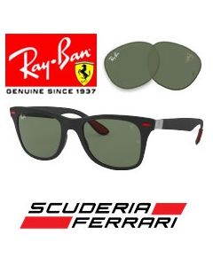 2x Originele Onderdelen Lenzen > Ray-Ban 4195-M · Ferrari