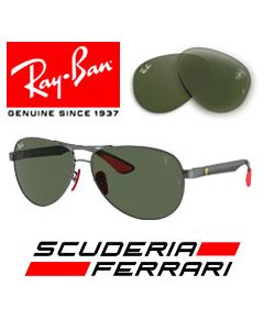2x Originele Vervanglenzen > Ray-Ban 8331-M · Ferrari