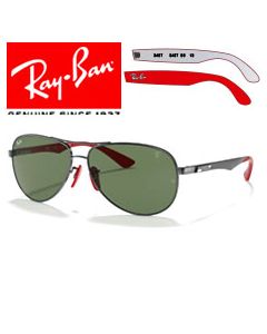 2x Originele Vervangende Bakkebaarden > Ray-Ban 8313-M Ferrari